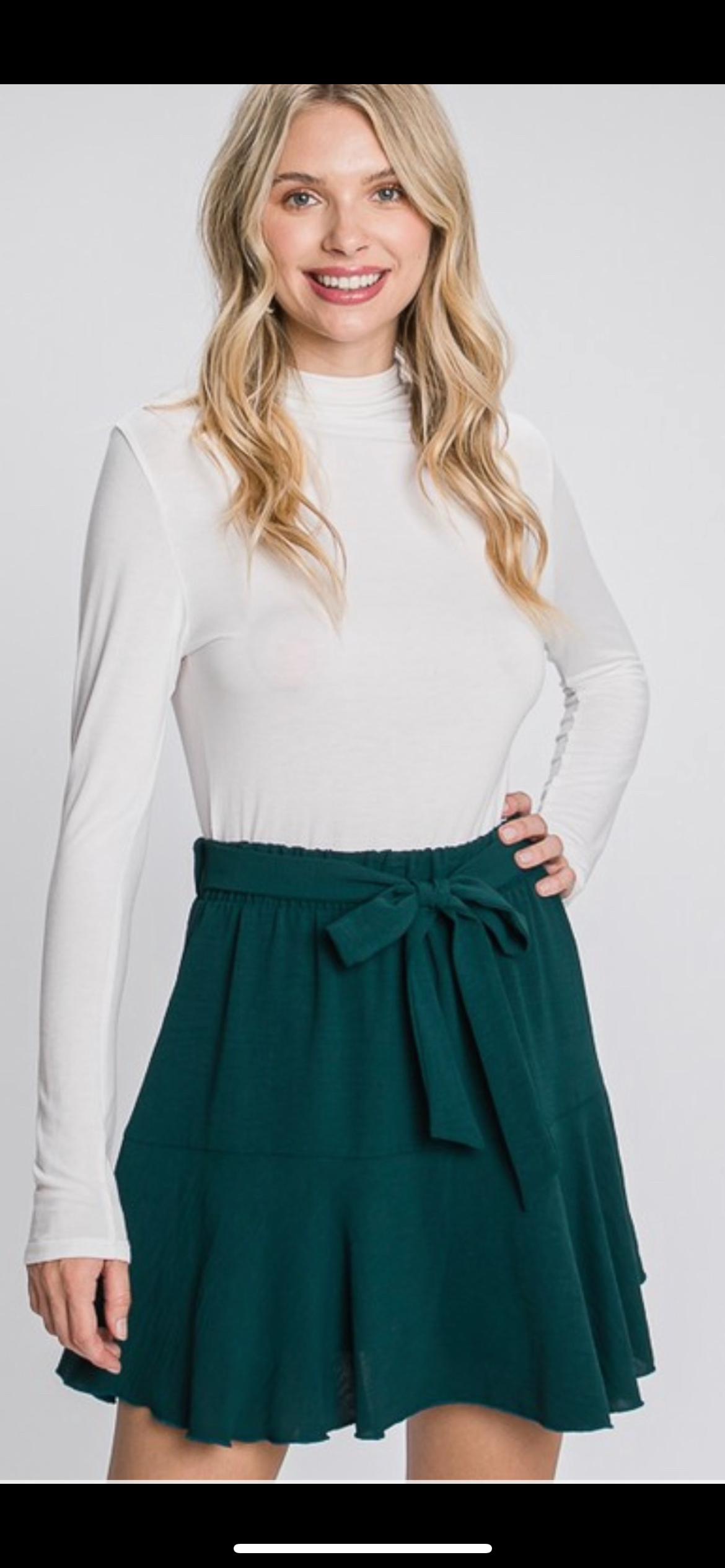 Fun high waisted skort