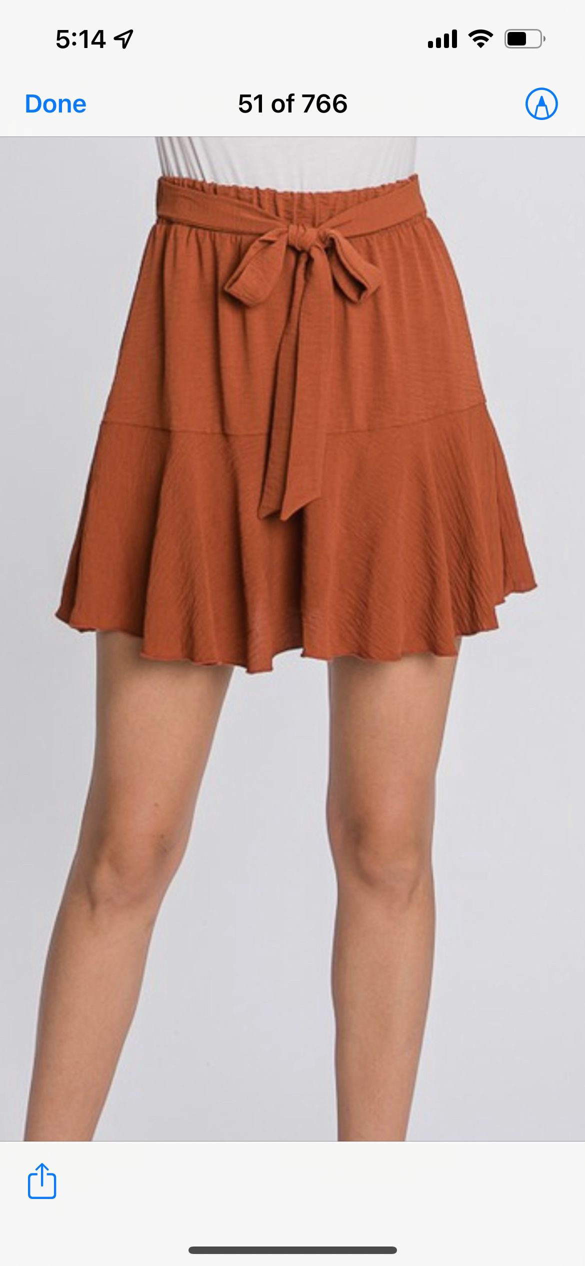 Fun high waisted skort