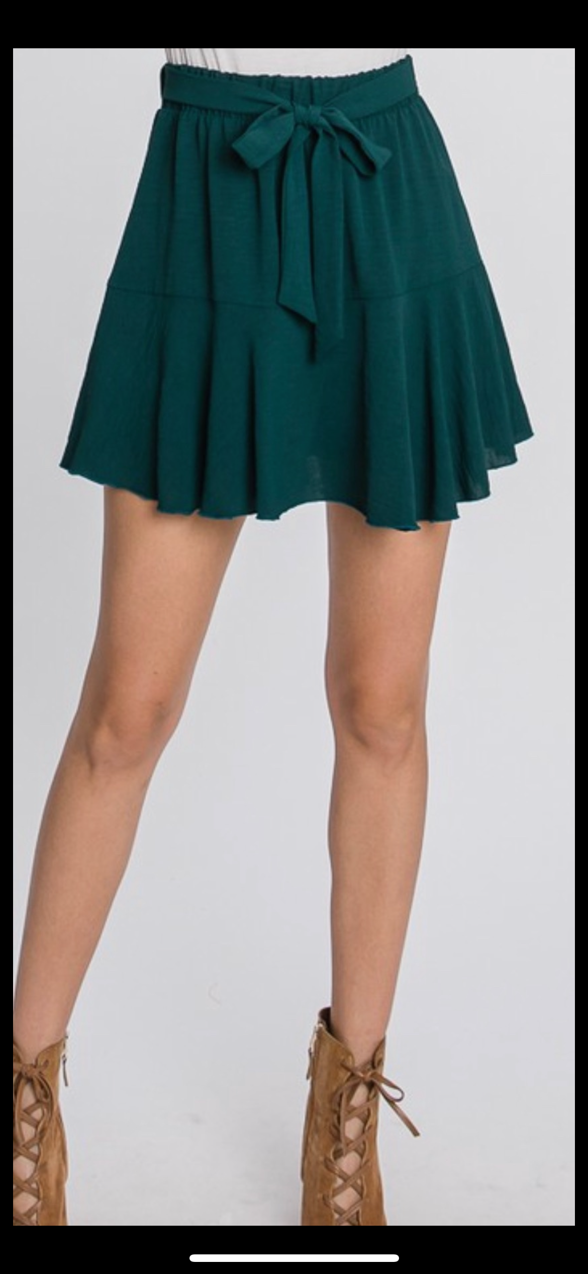Fun high waisted skort