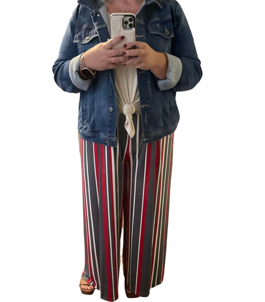 Striped Wide Legged Pants